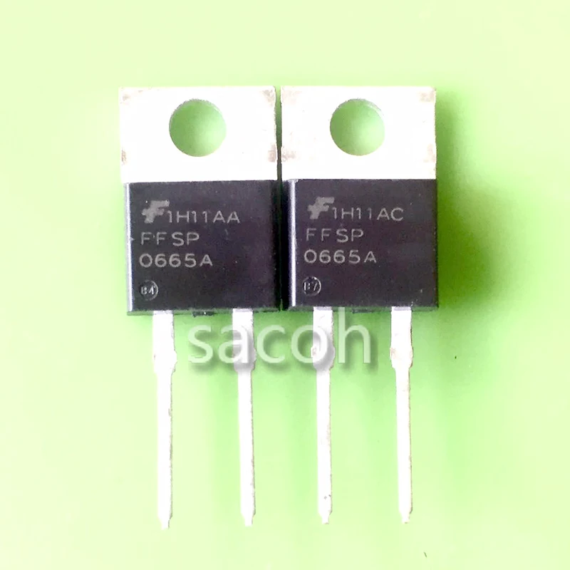 

New original 10PCS/Lot FFSP0665A FFSP0665B or FFSP0865A FFSP0865B or FFSP0465A TO-220 6A 650V Silicon Carbide Schottky Diode