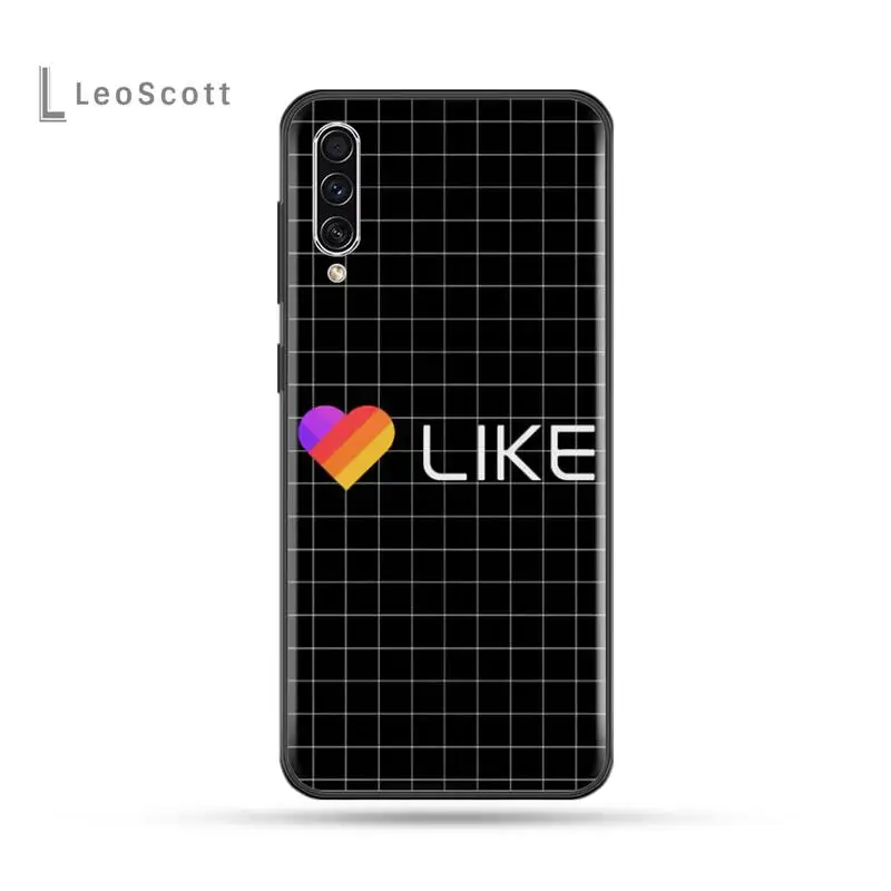 

Black plaid likee Phone Case For Samsung Galaxy M10 20 30 A 40 50 70 71 6S A2 A6 A9 2018 J7 CORE PLUS STAR S10 5G C8