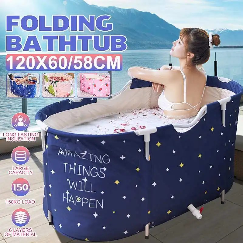 

Foldable Bathtub Waterproof Portable Tub For Adult Children Household Bathtub Bathing Bucket Children Bathtub Adult Bathing