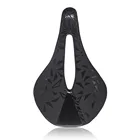 Подушка на сиденье велосипеда из углеродного волокна, ульсветильник кое седло с узором, полноразмерная дышащая кожаная сумка на сиденье для дорожного велосипеда, горного велосипеда