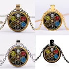 Ожерелье с подвеской оргонит, кубик Metatron, Хрустальная подвеска, Космический исцеляющий кристалл, священный Круглый ожерелье, часы стандарта