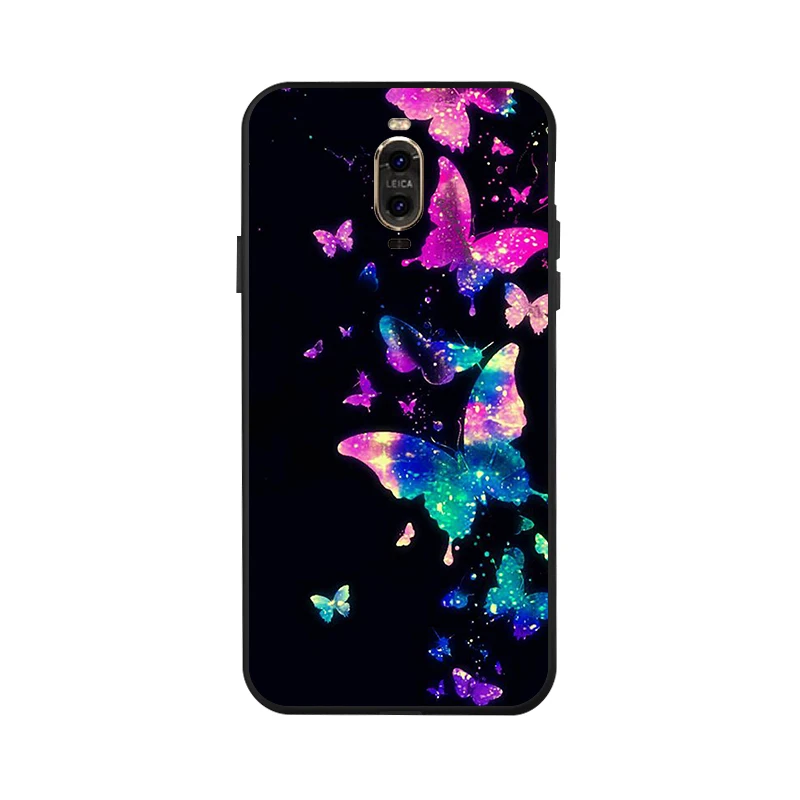 Астронавт черный чехол ТПУ для huawei P8 P9 P10 lite Y3 Y5 II mate 9 Pro 2017 Funda Honor V8 6X Силиконовая