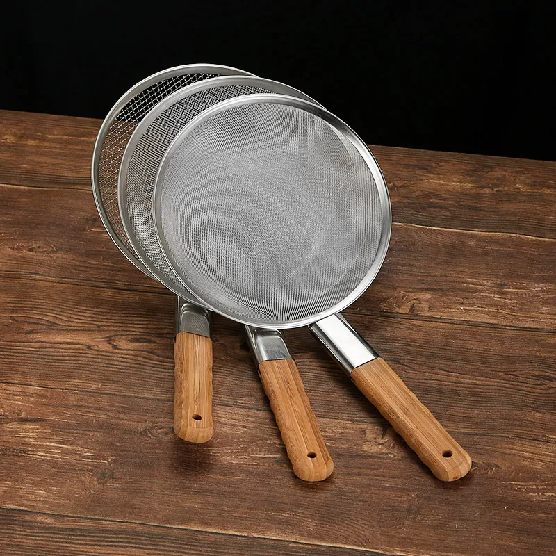 

1PCS Large Strainer Strainer Mesh Cook's Large Colander Household Large Size Stainless Steel Kitchen strainer mesh strainer