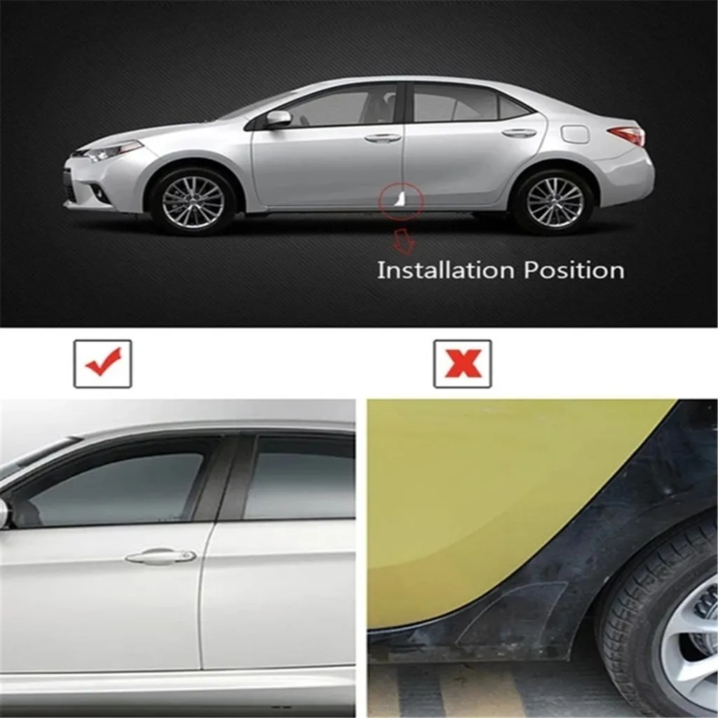 2 шт. Силиконовая накладка на углы автомобильной двери защита от царапин Стайлинг