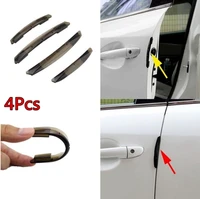4pcs car door edge anti collision sticker strip auto side door anti scratch protector strip for peugeot bmw