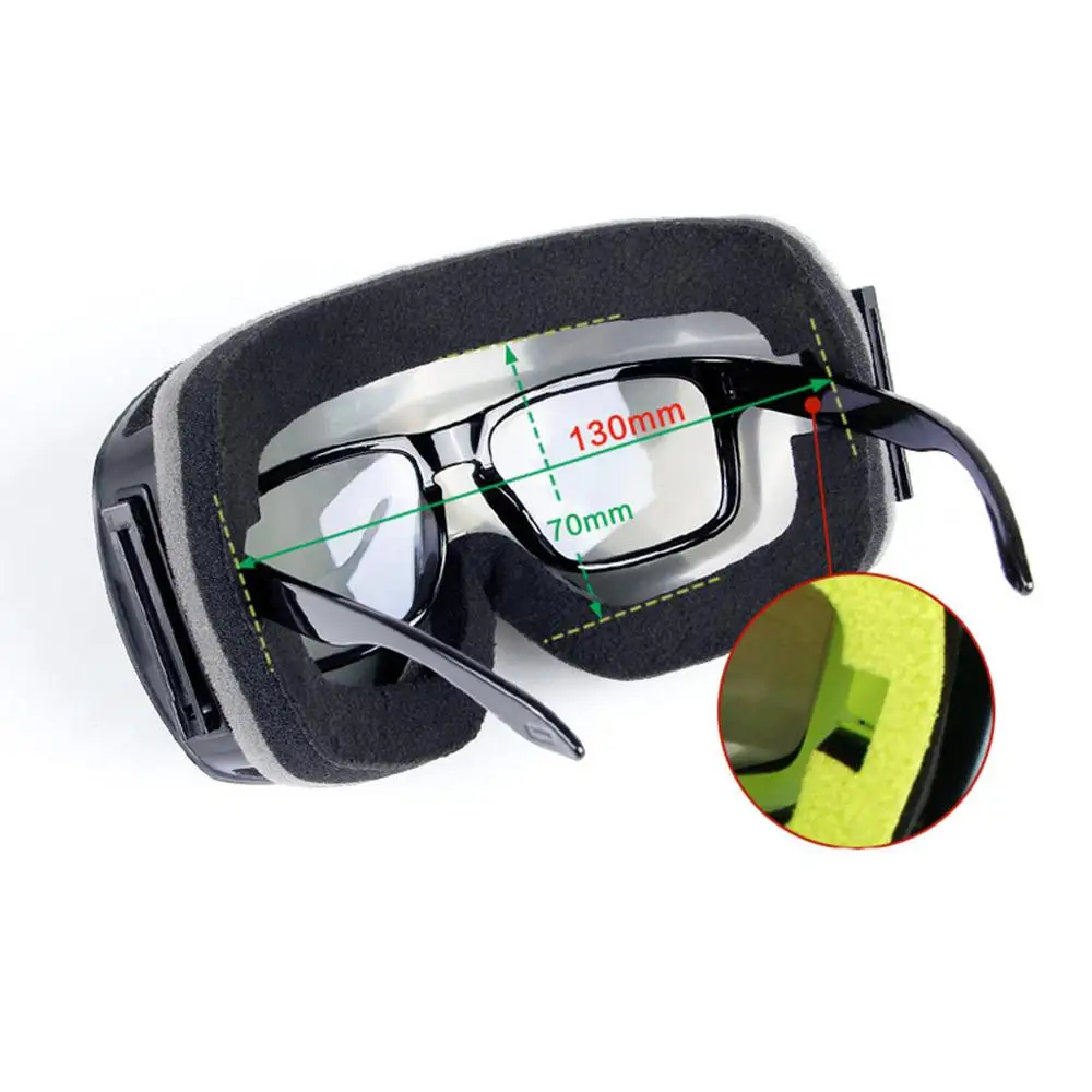 Сноуборд очки лыжные двойные противотуманные сферические Двойные true REVO красные