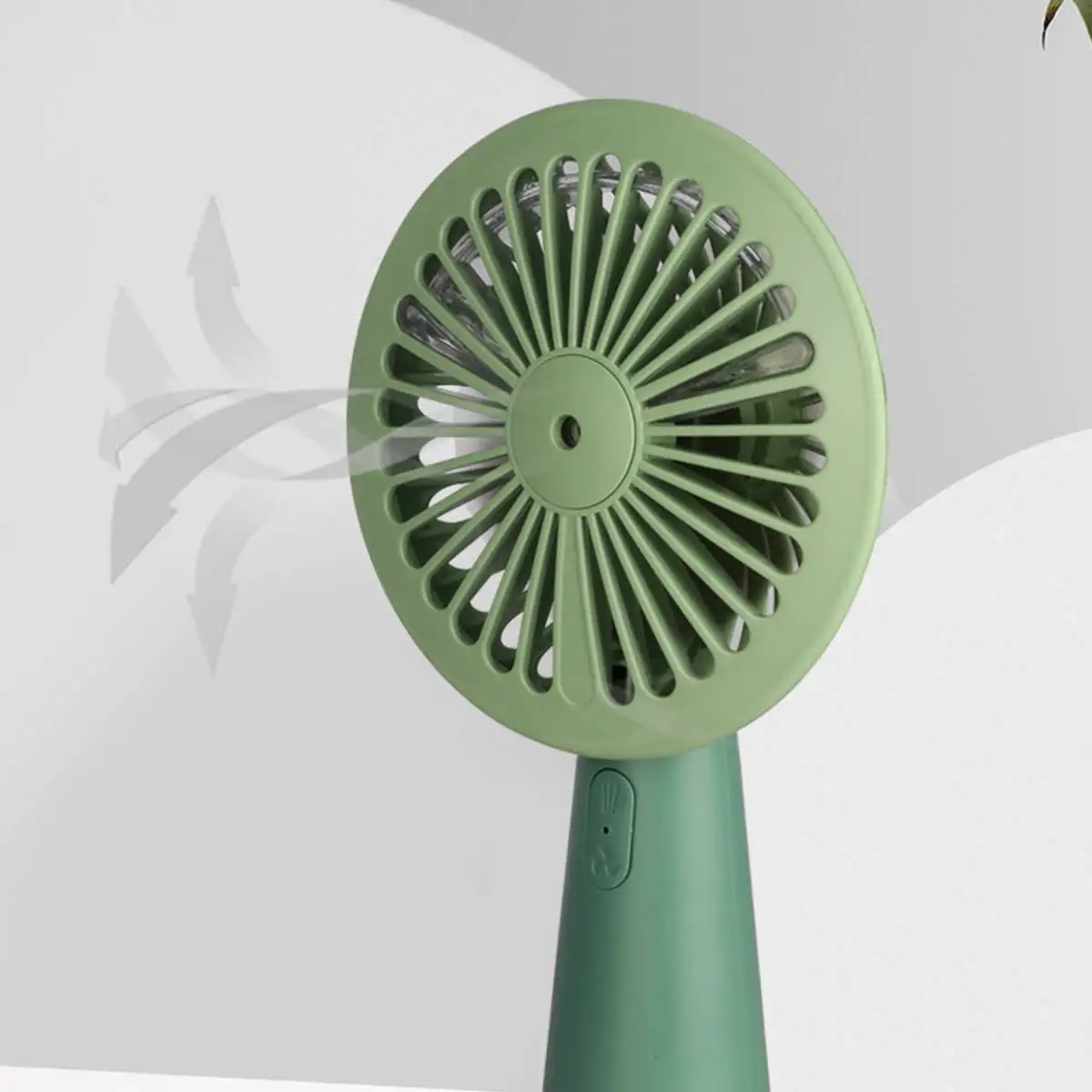 

Humidifier And Fan 2 in 1 Mini Water Spray Fogger Mist Maker Cooling Fan Handheld Portable USB Fan Cooling Air Conditioner