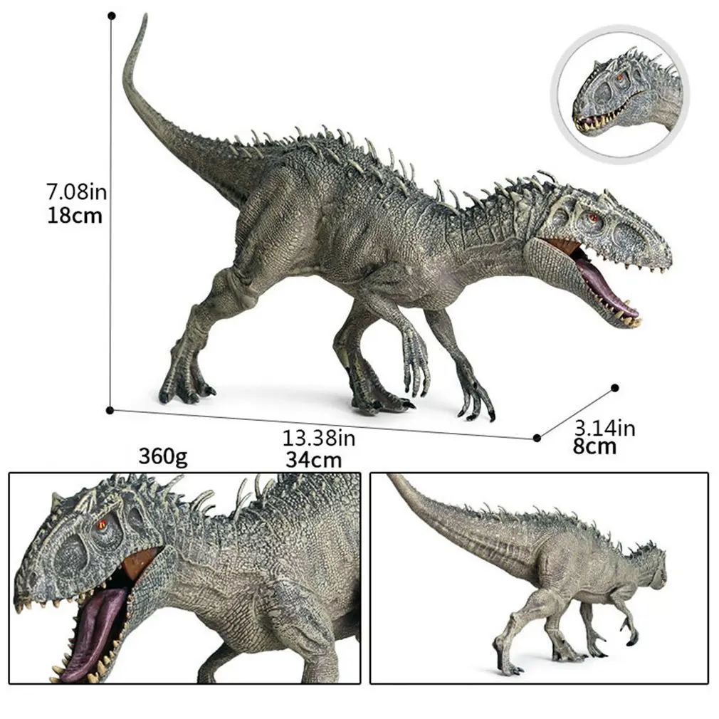 

Simulation Animal Dinosaur Toy Jurassic Dinosaur TPR Solid Simulation Dinosaur Soft Plastic Model Children's Educational Toys St