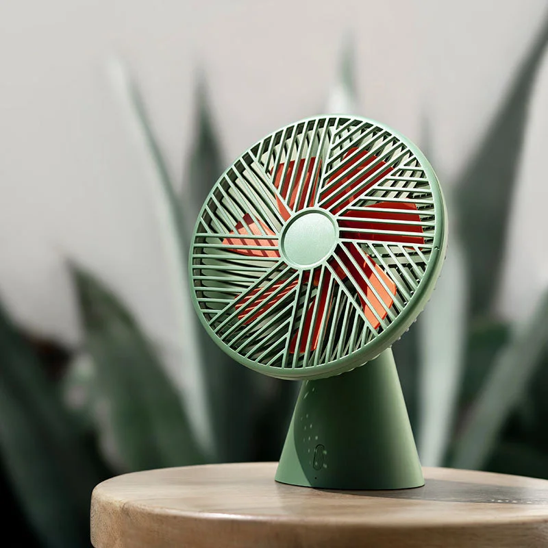 

New Sothing Desktop Fan Rainforest Version Mini Rechargeable Handheld Removable Super Wind Silent Portable Fans Cooler For Home