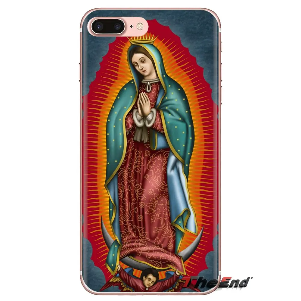 Для Xiao mi 6 A1 Max x 2 5X 6X Red Note 5 5A 4X 4A A4 4 3 Plus Pro силиконовый чехол Virgin De Guadalupe Virgen Mary |