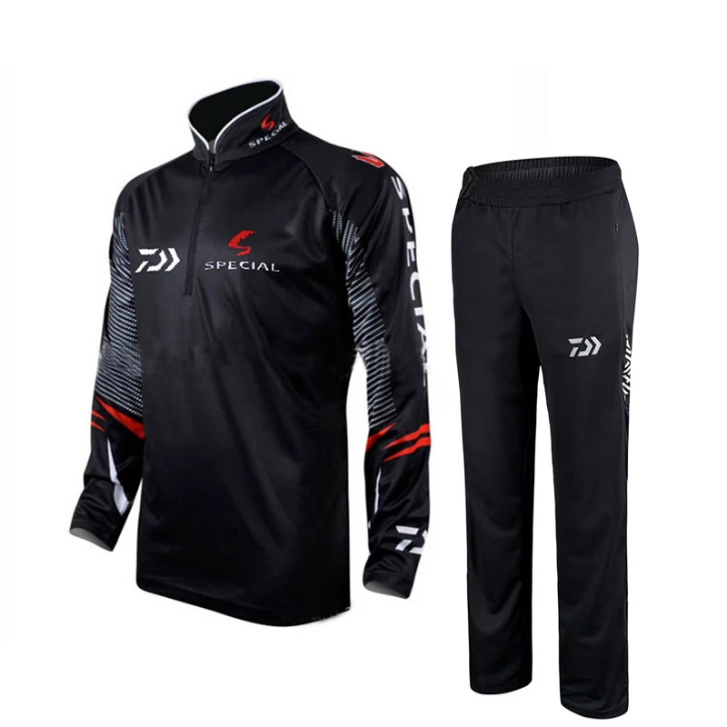 Новинка 2020 комплекты одежды для рыбалки Мужские дышащие уличные спортивные