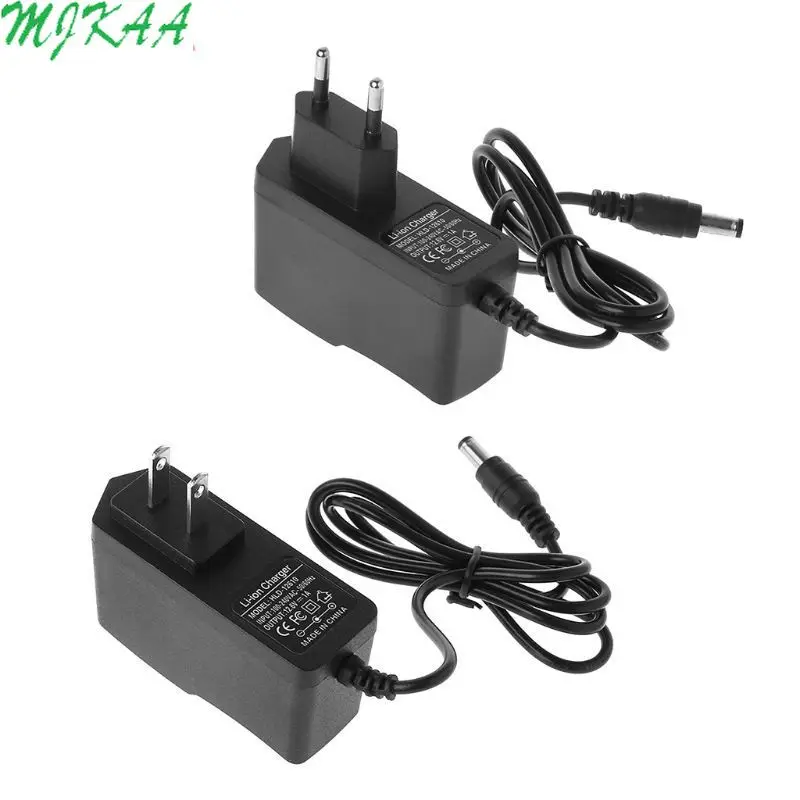 EU/US/UK Plug Lithium Battery Charger 18650/Polymer Pack 100-240V 5.5MM x 2.1MM With Wire Lead DC Constant | Электроника