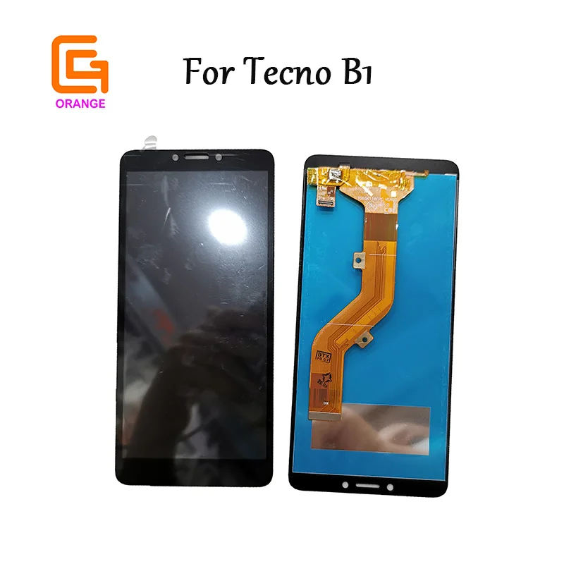 Черный ЖК дисплей для Tecno B1 с сенсорной панелью дигитайзер стекло