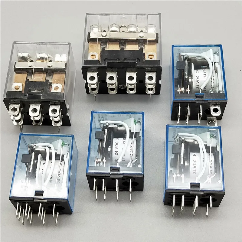 12V 24V DC MY3NJ HH53P AC220V общего назначения Мощность реле электромагнитный 3NO3NC 11 PIN-код