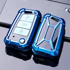 Чехол для автомобильного ключа, чехол для ключа для Volkswagen VW Golf 7 3 4 5 6 6r mk7 Skoda Octavia A7 polo 9n mk4 passat b5 b6 b7 b8 Tiguan bora