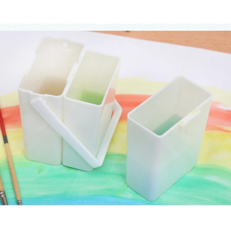 Ведро для художественной живописи картина маслом акварель искусственная кисть