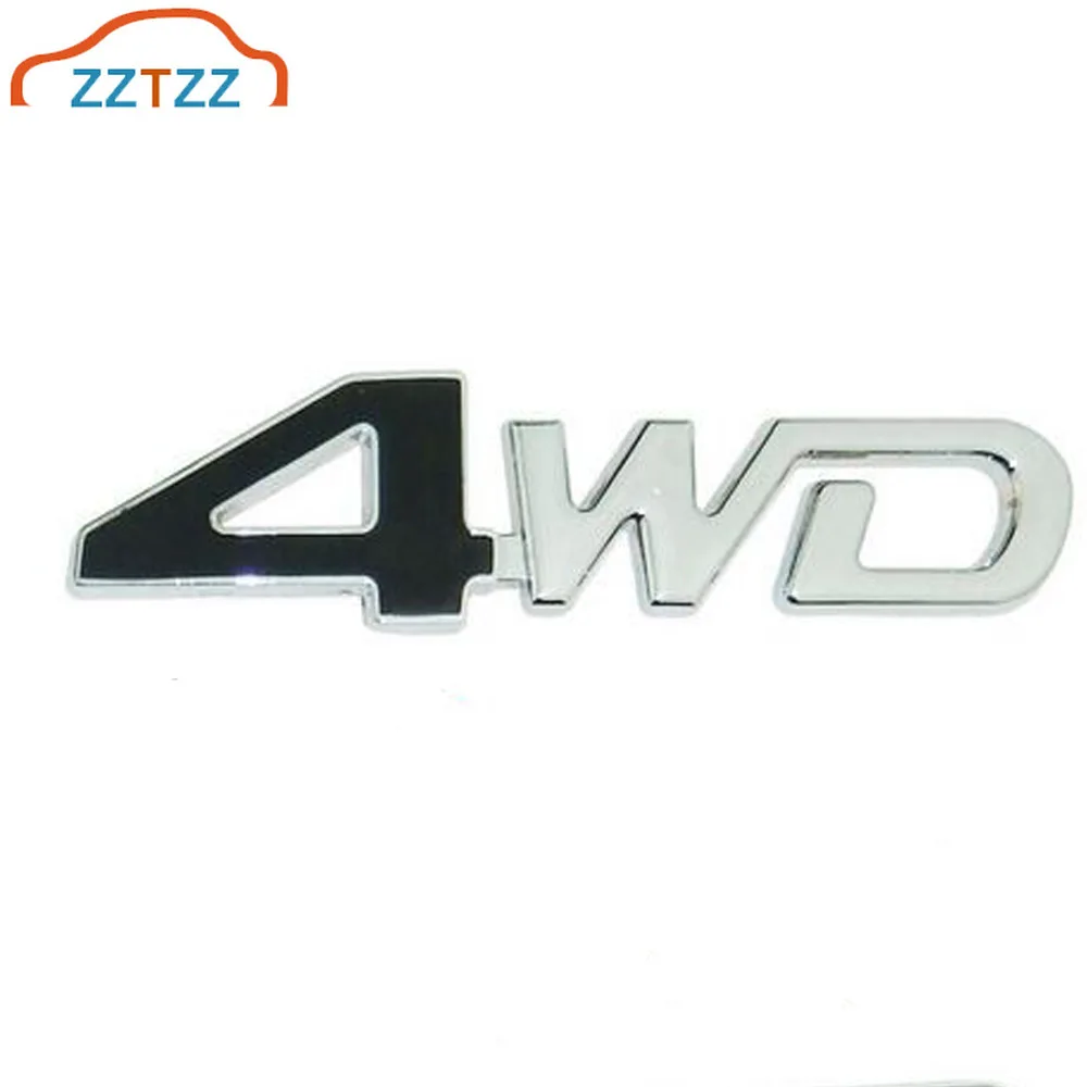 ZZTZZ 3D металлический 4WD четырехколесный привод автомобиля наклейка эмблема значок