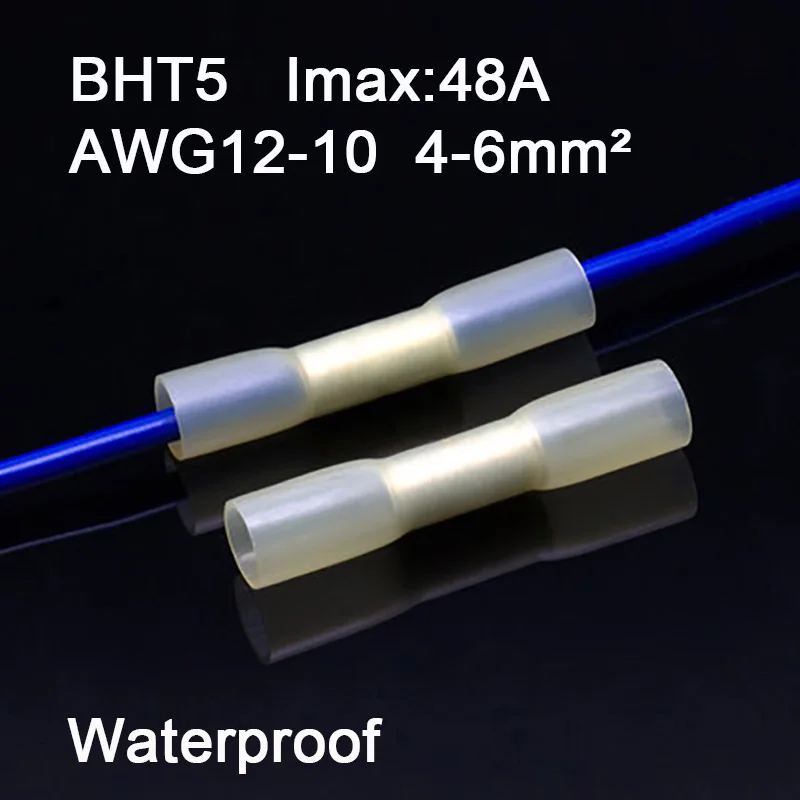 Термоусадочная кабельная Клеммная трубка 20 лампочек BHT0.5 BHT1.25 BHT2 BHT5 шт./пакет