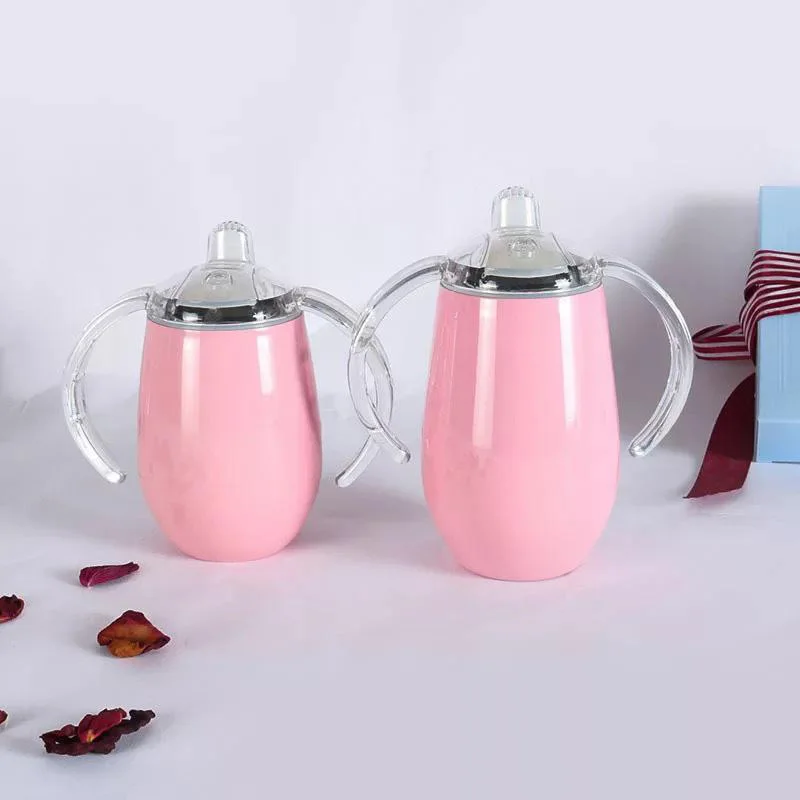 Пустышка 10 унций детские чашки из нержавеющей стали 304 Детские Бутылочки для воды