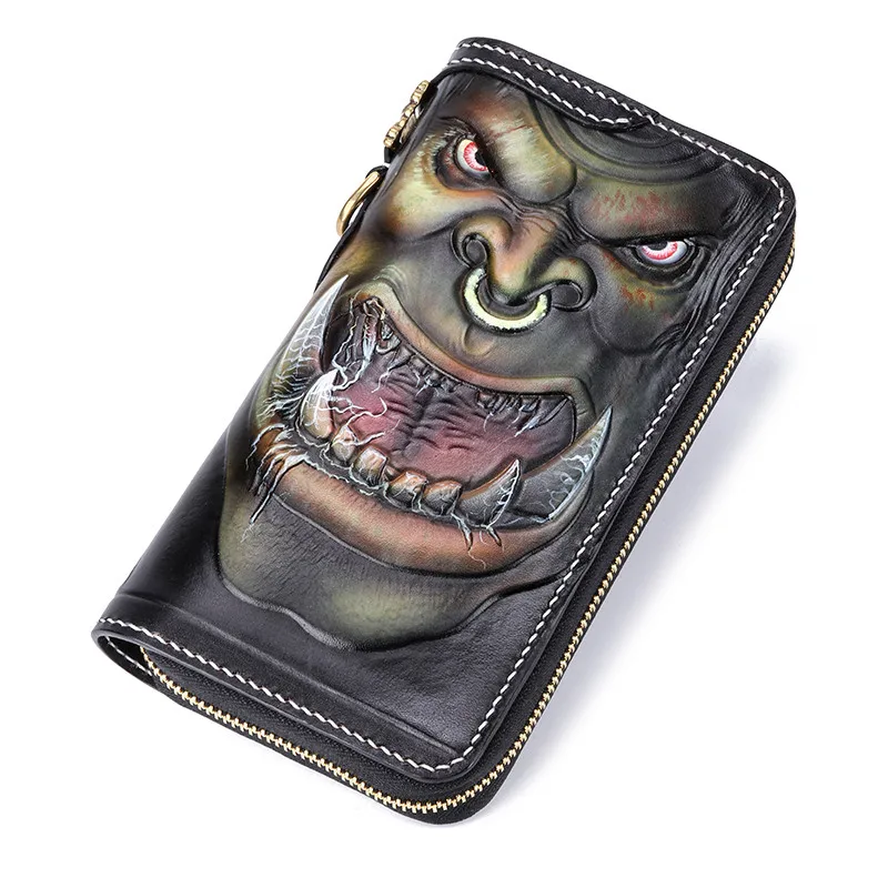 Вместительные бумажники для паспорта из воловьей кожи ручной работы высокого