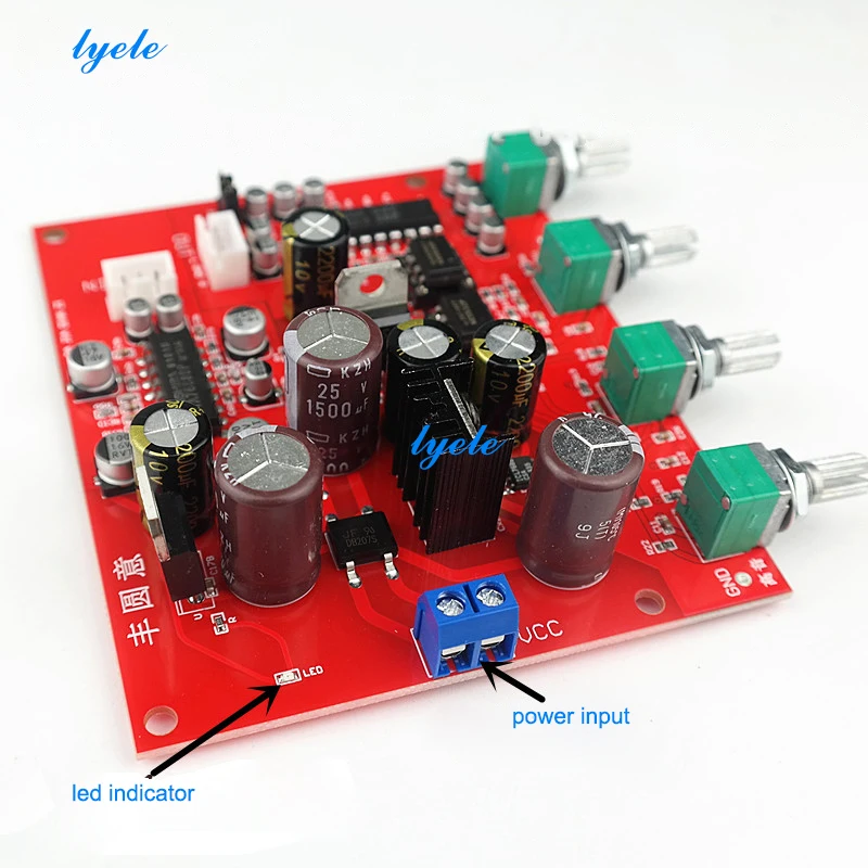 

TA7668 tape drive deck front stage head amplifier board with JRC2150BBE sound effect + NE5532 tone board