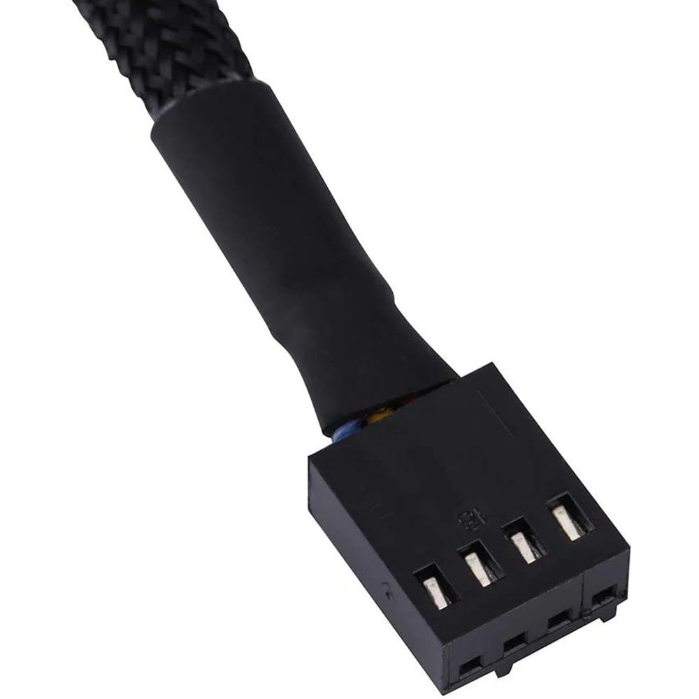 

1pcs/5pcs 4 Pin PWM Connector Case Fan Extension Power Cable for PC Computer Cooling System Adapter Cable