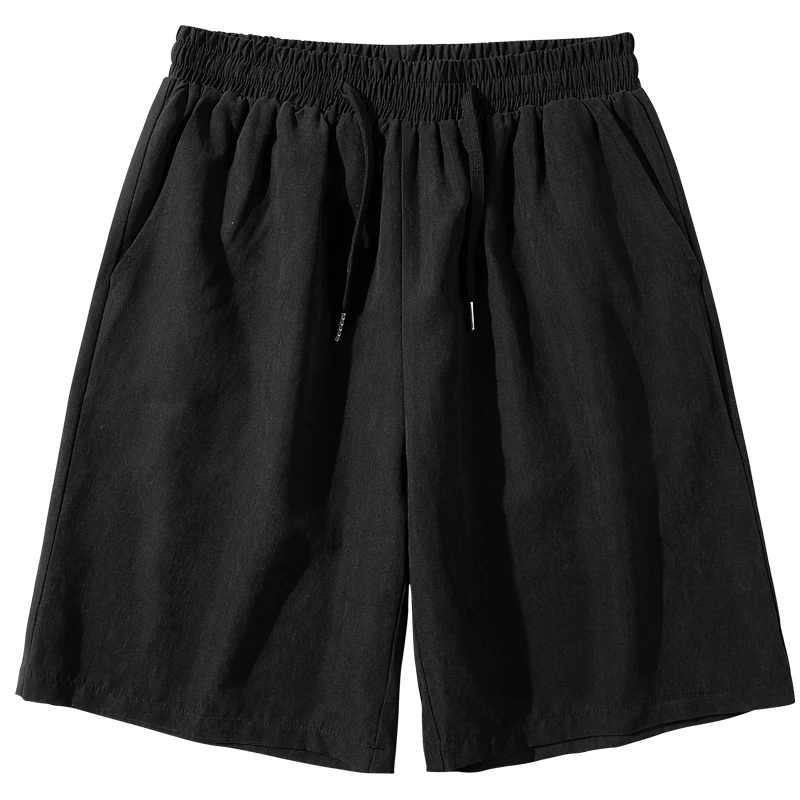 

Solid Color Men's Comfortable Casual Shorts Loose Student Summer Breathable Sweat Wicking Easy To Match With Lovers Shorts