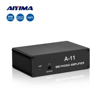 aiyima audio a 11 mm phono preamplifier for turntable phonograph preamp mini stereo audio hifi with headphone amplifier