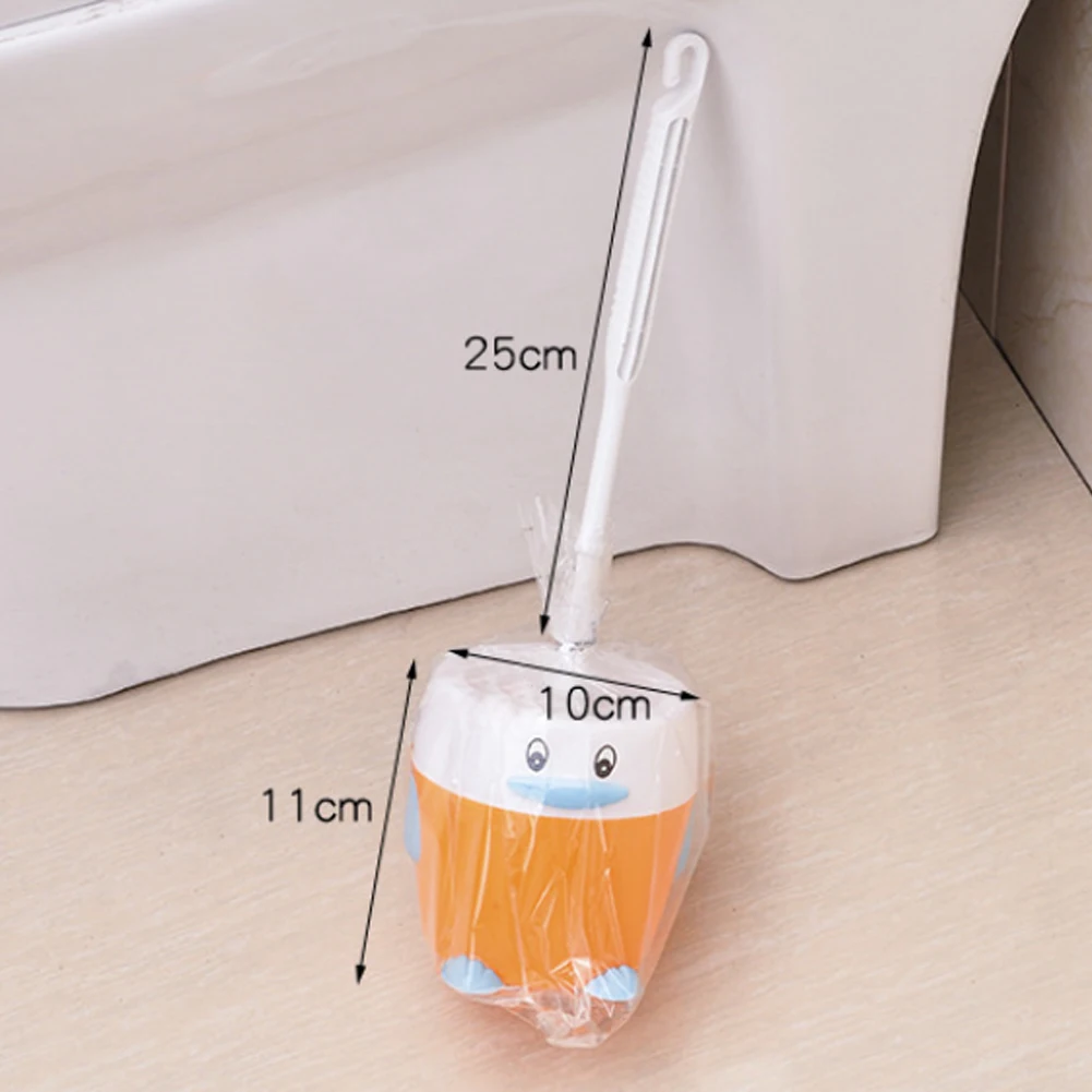 1 шт. Новая креативная забавная щетка для унитаза супер милая глупая маленькая