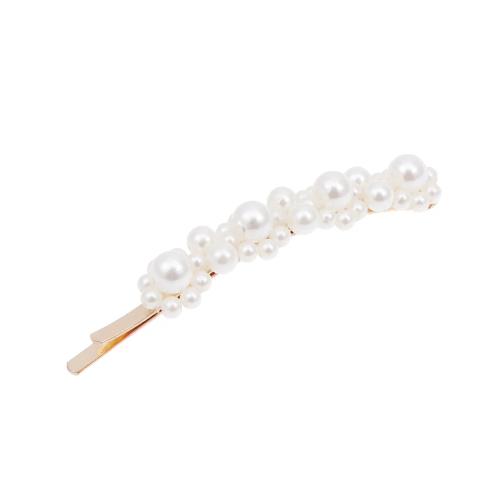 

5PCS Per Set Practical Pearl Hair Clip Set Style Wind Adult Hair Clip