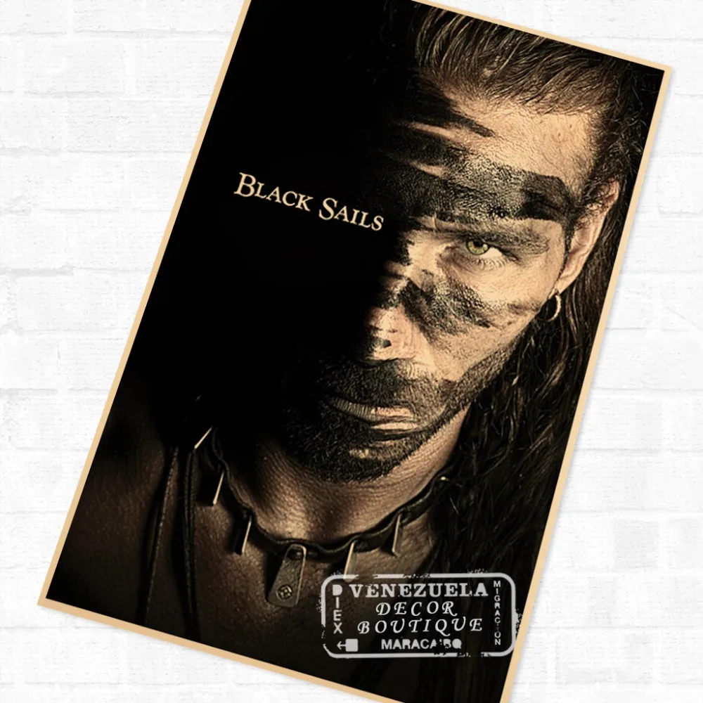 Винтажные Ретро стикеры His Pirates Black Sails сезона 3 наклейки на стену картины холсте