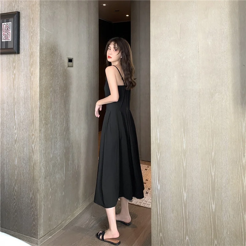 Женское платье макси без рукавов Повседневное с V-образным вырезом сексуальные