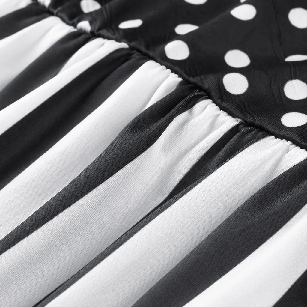 

2019 The New Women Sleeveless Pregnancy Maternity Dress Dot Print Stripe Dress Clothes
