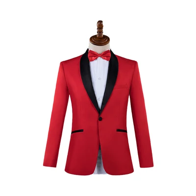 3 дня доставка Мужской шаль отворот белый черный красный синий костюм для