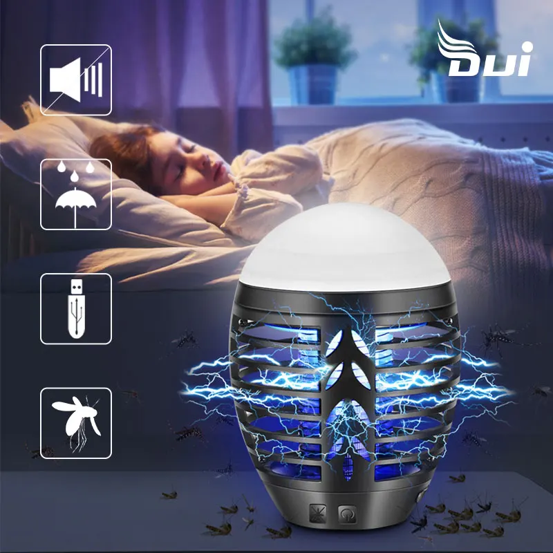 Домашняя уличная электрическая лампа для уничтожения комаров USB