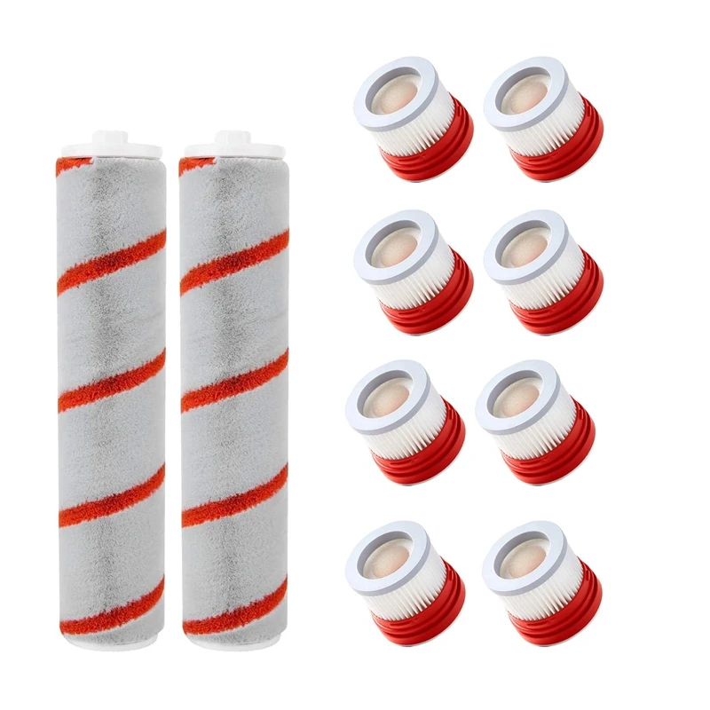 

HEPA Filter Roller Brush Replacements for Xiaomi Dreame V9 V9P V10 Handheld Vacuum Cleaner Accessories Part Kit 10 Piece