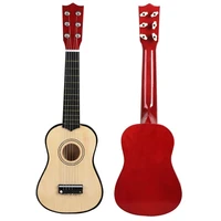 new high quality 21 inch 6 string 7 colors basswood acoustic guitar with pick strings toy guitar for children and beginner 40