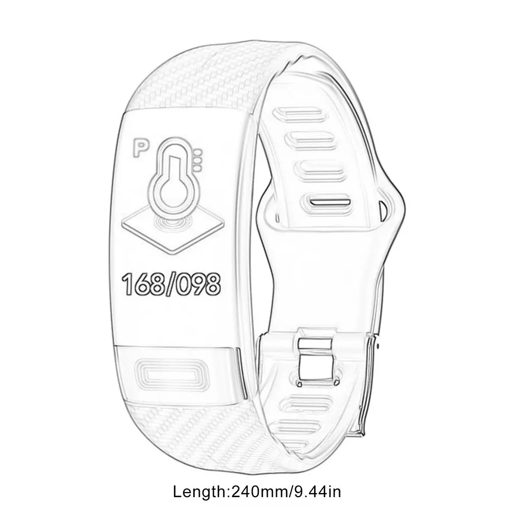 

P11 ECG+PPG Smart Band Blood Pressure HR Monitor Smartband Fitness Tracker Watch Pedometer Smart Bracelet For IOS Android phone