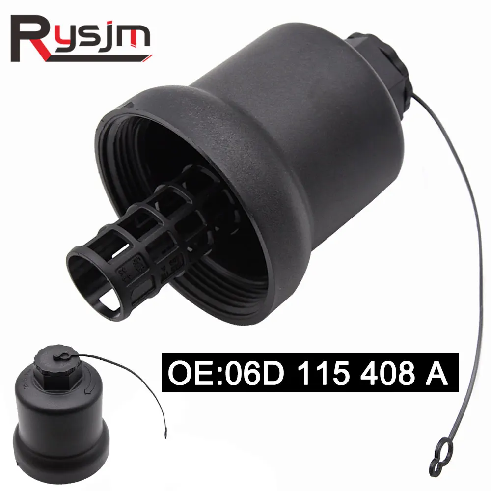 OE 06D 115 408 Крышка масляного фильтра для гольфа Audi A4 / TT 2005 2006 2007 2008 2010 2013 408|Масляные