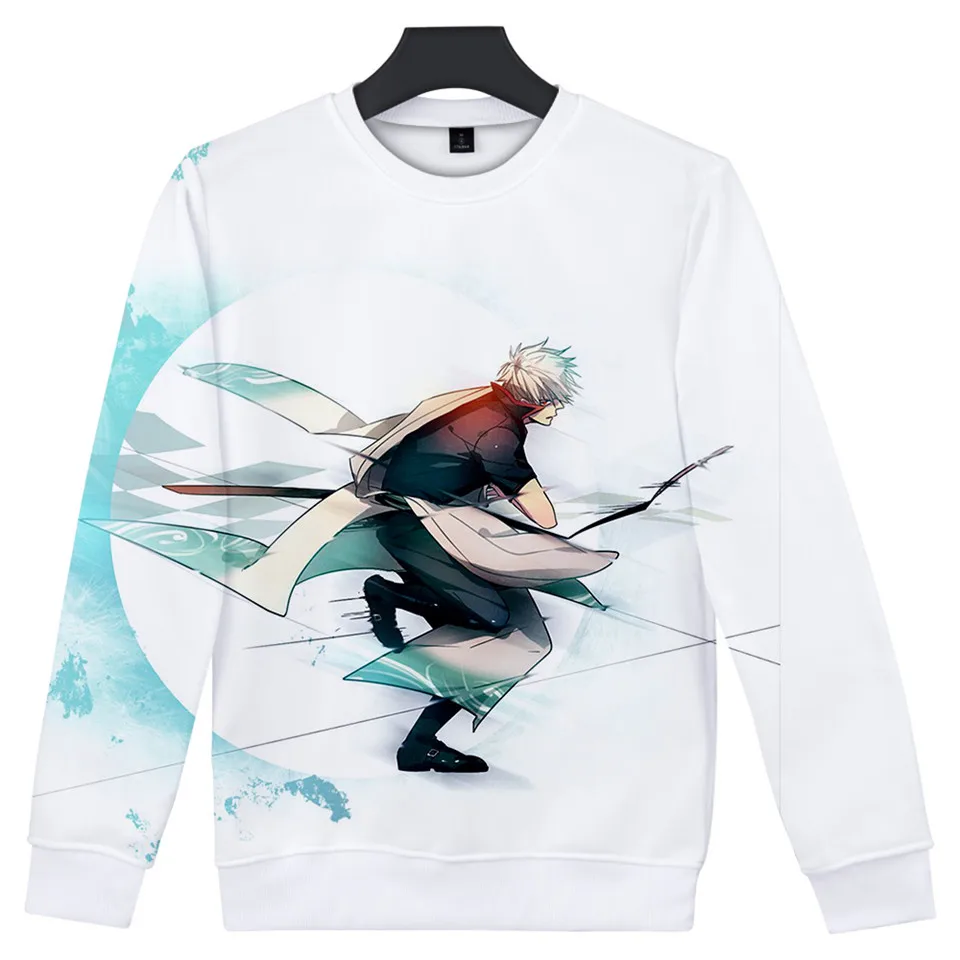 Толстовки в стиле аниме Gintama искусственный костюм свитшот для Хэллоуина