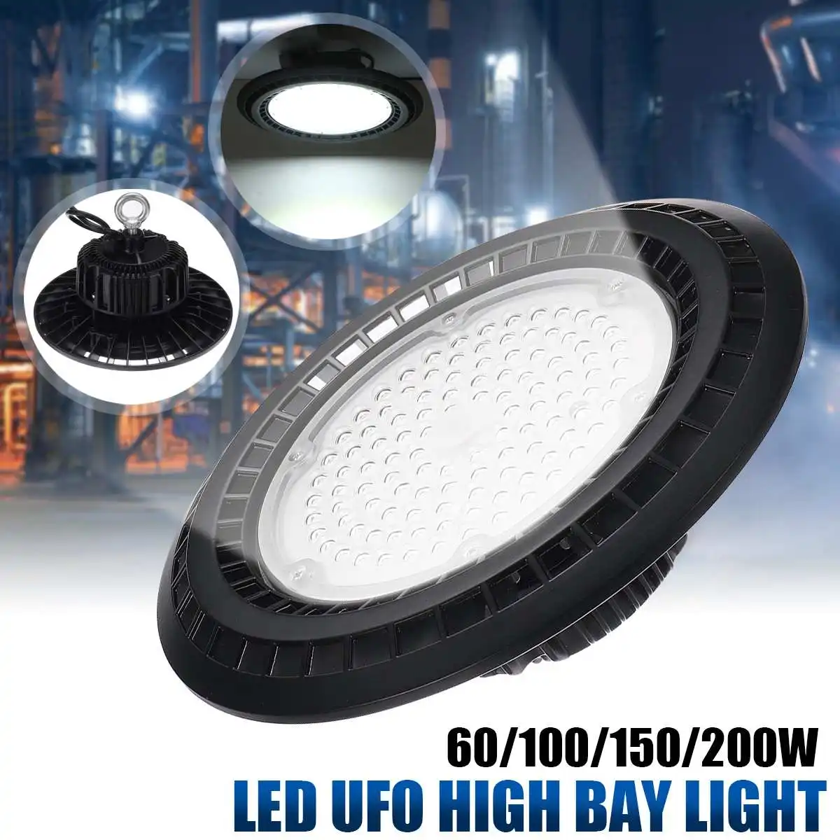 Водонепроницаемые светодиодные подвесные светильники 60 Вт/100 Вт/150 Вт/200 Вт IP65