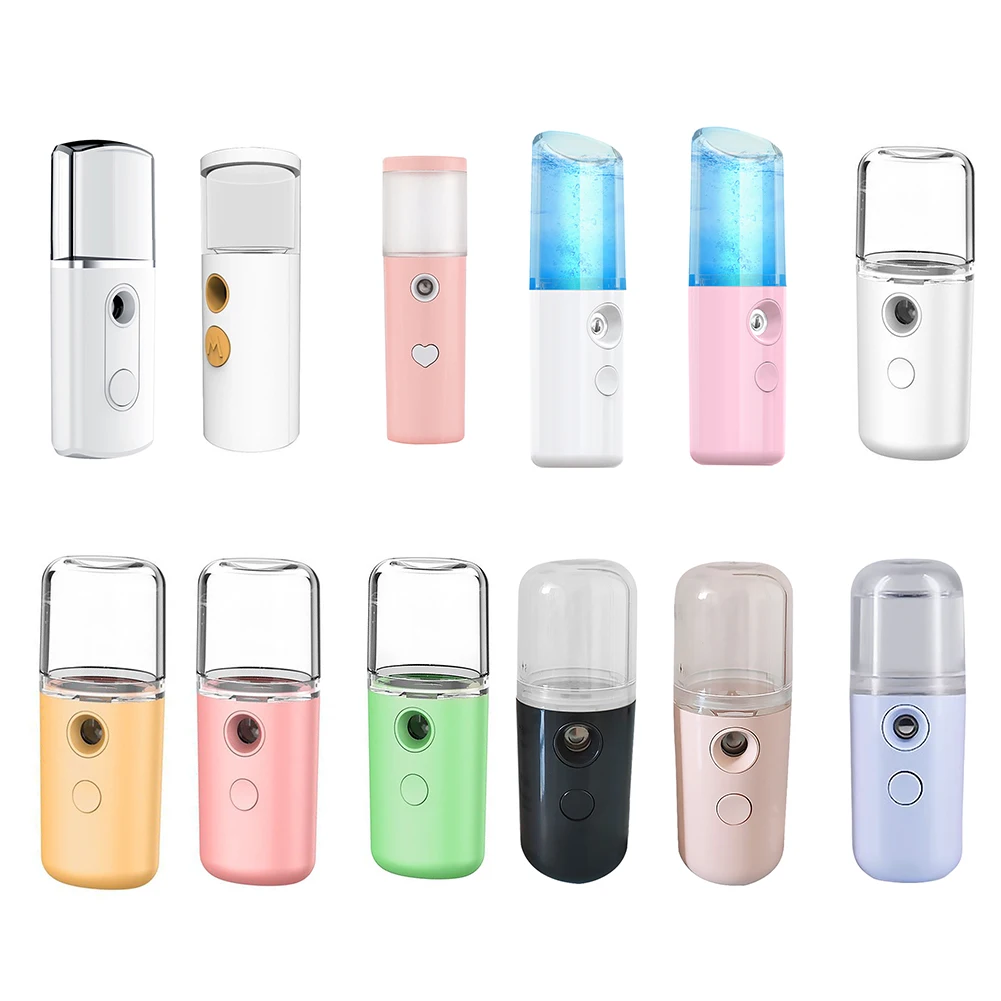 

30ml Mini Nano Facial Sprayer USB Nebulizer Face Steamer Humidifier Hydrating Anti-aging Wrinkle Women Beauty Skin Care Tools