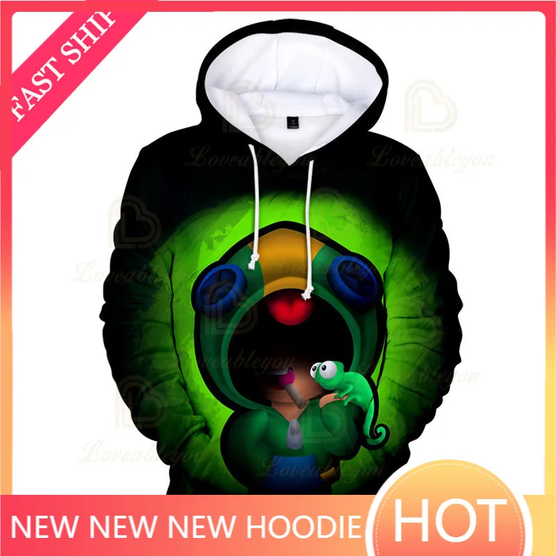 

Browlers Sprout and Star,Children Cute Crow Shoot Game Hoodies Men Clothing Harajuku Sweatshirt Kids MAX Child Tops Boys Girls