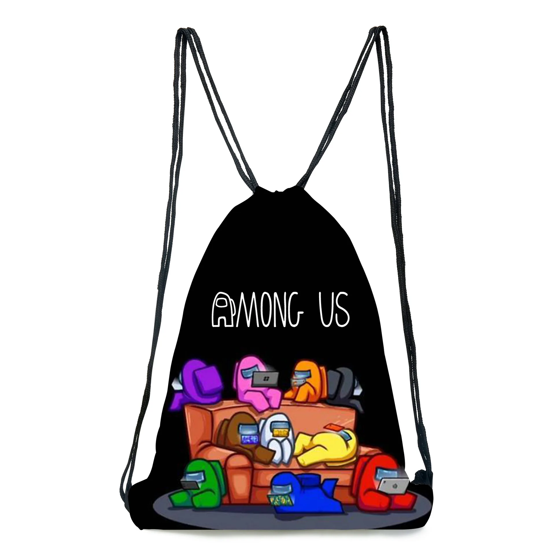 

2021New Game Among Us Figure Knapsack High-capacity Student Backpack Bressing Bag Children Anime Cartoon Package Christmas Gifts