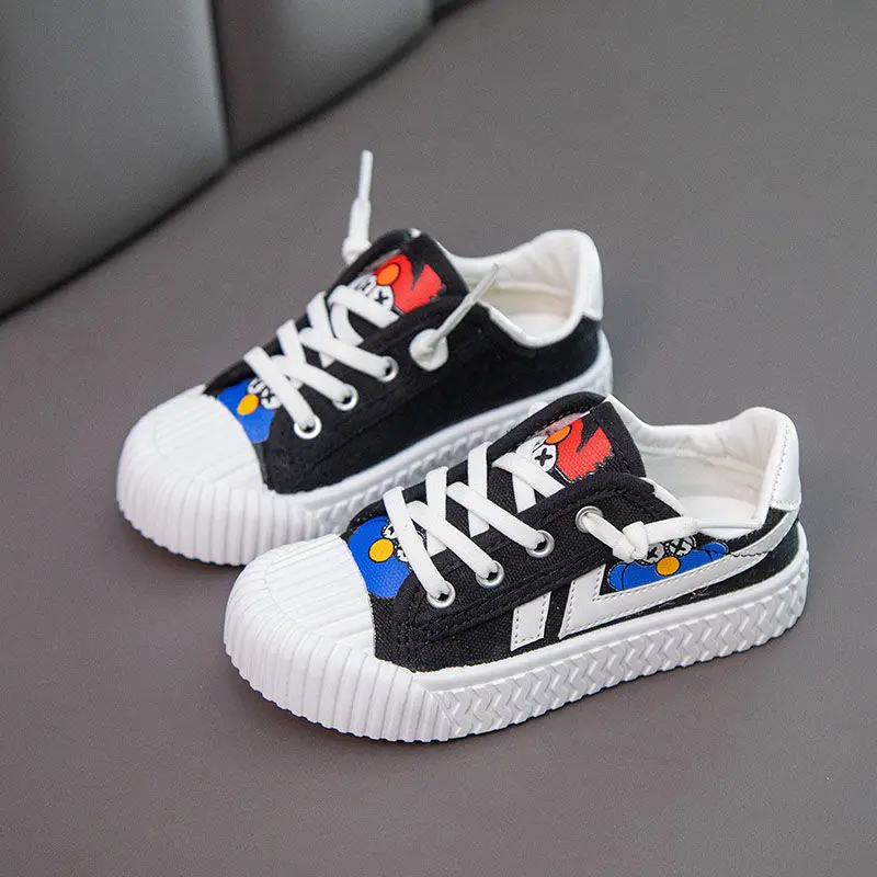 

2021 New Children's Canvas Shoes, Boys'shoes, Girls'shoes, Lin Bai's Shoes, Biscuit Shoes, Spring and Autumn Leisure