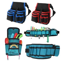 multipurpose waist pockets wear resisting electrician tool bag organizer carrying pouch big capacity belt waist pocket case bag