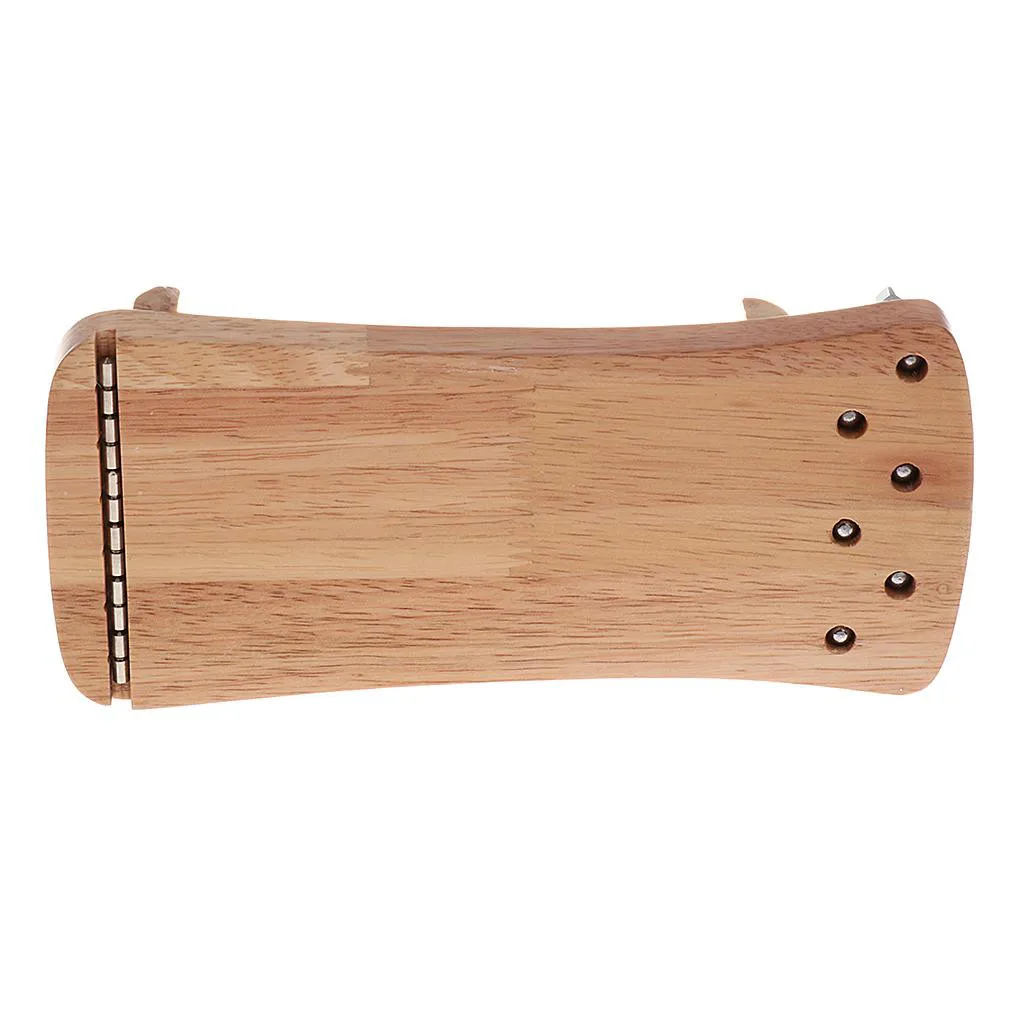 Изысканный мини-тренажер для тренировки пальцев гучжэн из массива дерева 6 нитей