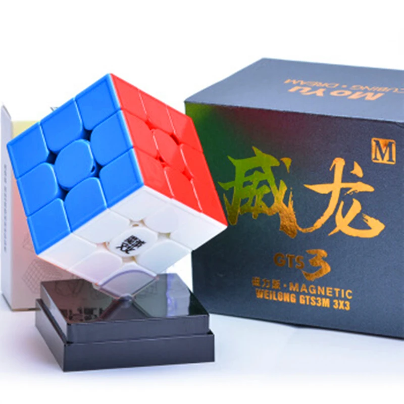 Moyu GTS 3 LM 3x3x3 Магнитный куб ABS игрушки GTS3 Профессиональная детская игрушка пазл