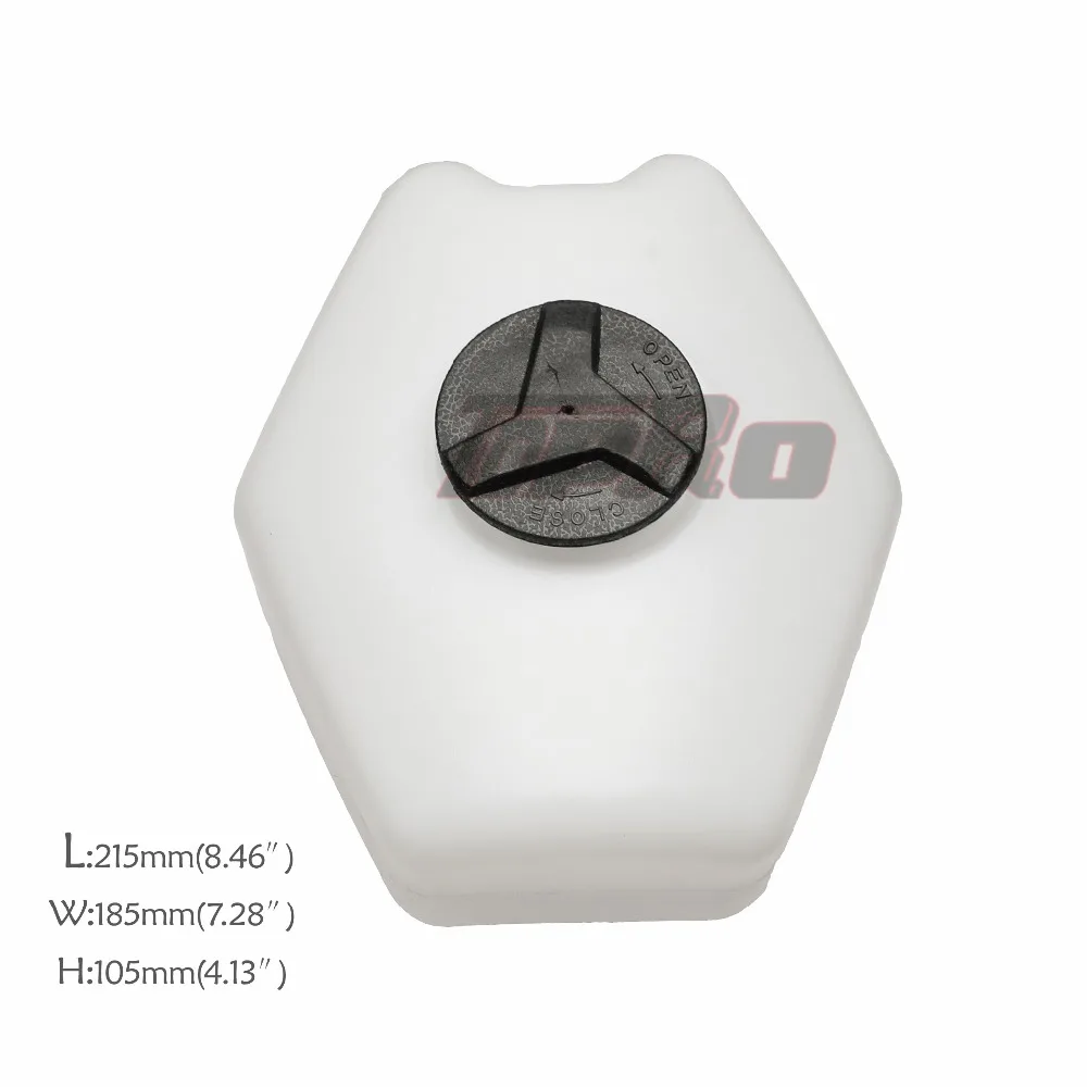 Tdpro 1.5L белый Пластик мотоцикл бензин топливный бак+ майка Кепки для 2-х тактный 43cc 47cc 49cc/инвалидных колясках/Брюки с карманами детские велосипеды для езды по бездорожью
