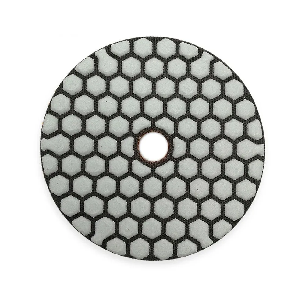 

6 шлифовальных дисков, 4 дюйма, алмазный шлифовальный диск для сухой полировки гранита и мрамора, шлифовальный диск для полировки
